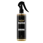 Bottle of Angelwax CORONA synthetic spray wax for vehicle trim, vinyl, rubber, and paint protection.